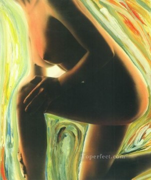 Color photograph Painting - nd0656GD photorealism photographic nude